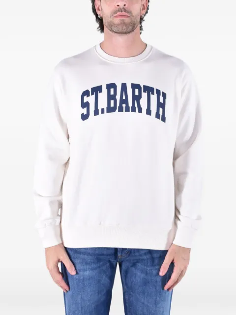 MC2 Saint Barth cream Soho cotton sweatshirt with St. Barth print