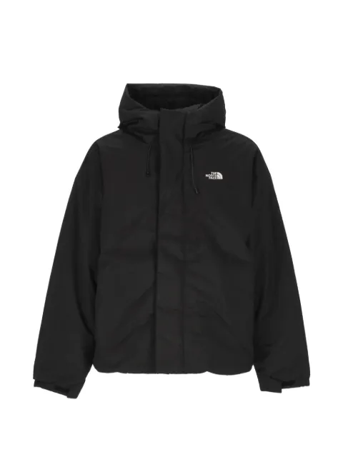 The North Face logo-print hooded padded jacket