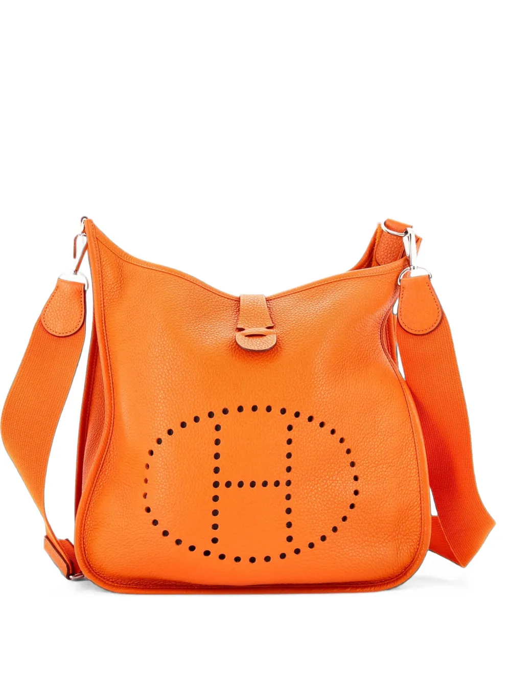 Hermès Pre-Owned Evelyne Bag Gen III Clemence GM crossbody bag - Arancione