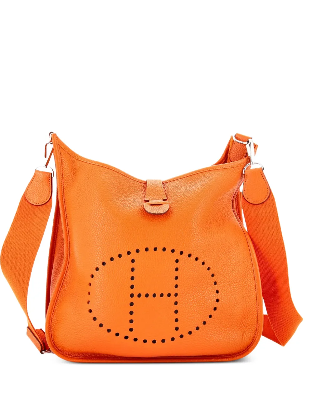 Hermès Pre-Owned Evelyne Bag Gen III Clemence GM crossbody bag - Orange