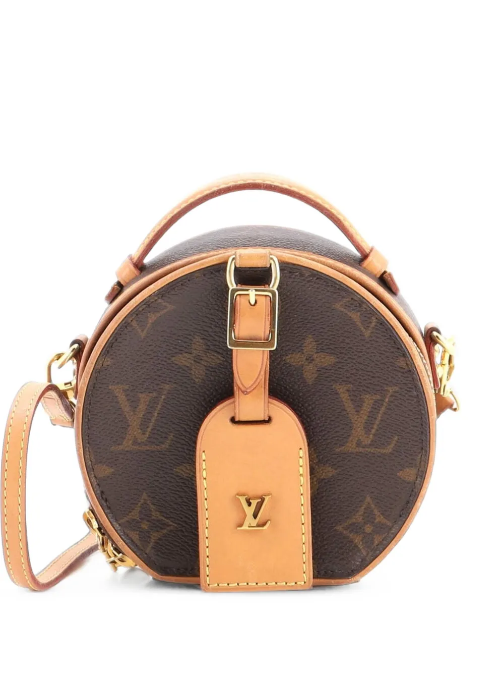 Louis Vuitton Pre-Owned Mini Boite Chapeau Bag Monogram Canvas crossbody bag - Marrone