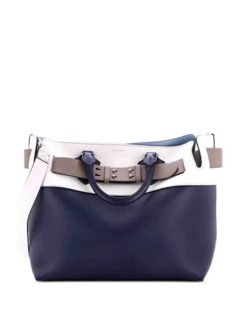 Burberry Pre-Owned Belt Leather Medium tote bag