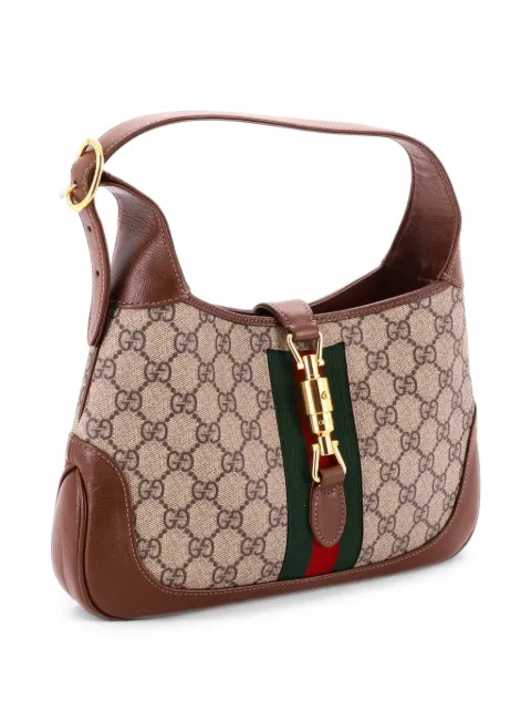 Gucci Pre-Owned Borsa passepartout Jackie 1961 piccola in tela cerata GG