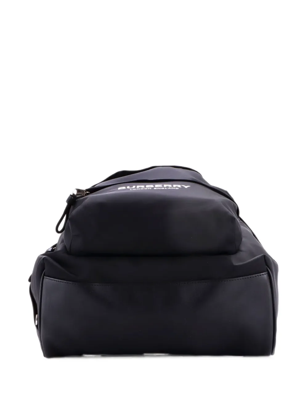 Burberry Pre-Owned Logo Nylon Large backpack - Nero