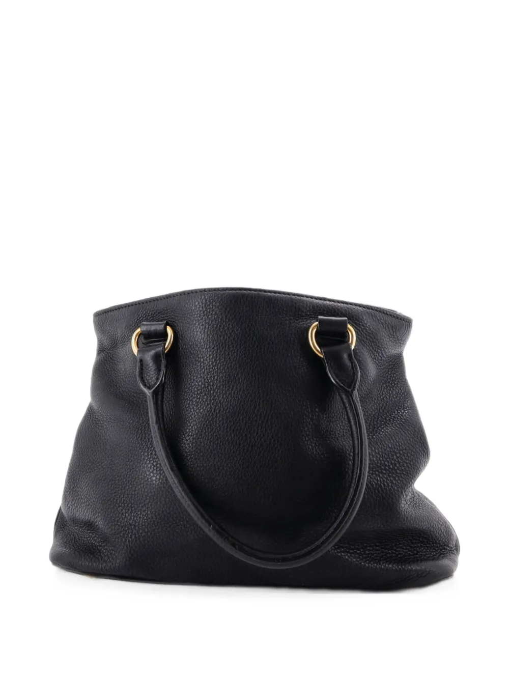 Prada Pre-Owned Convertible Shopping Vitello Daino Medium tote bag - Nero
