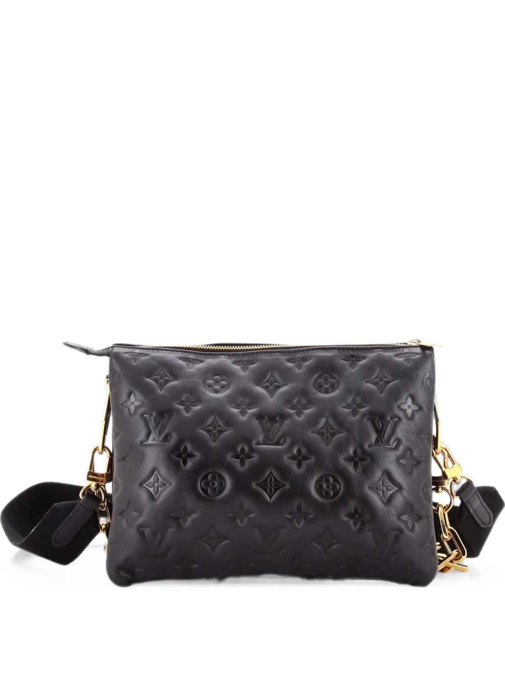 Louis Vuitton Pre-Owned Coussin Bag Monogram Embossed Lambskin PM crossbody bag - Schwarz