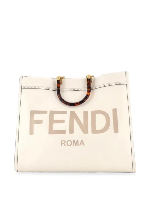 Fendi Pre-Owned tote Sunshine Shopper grande de piel