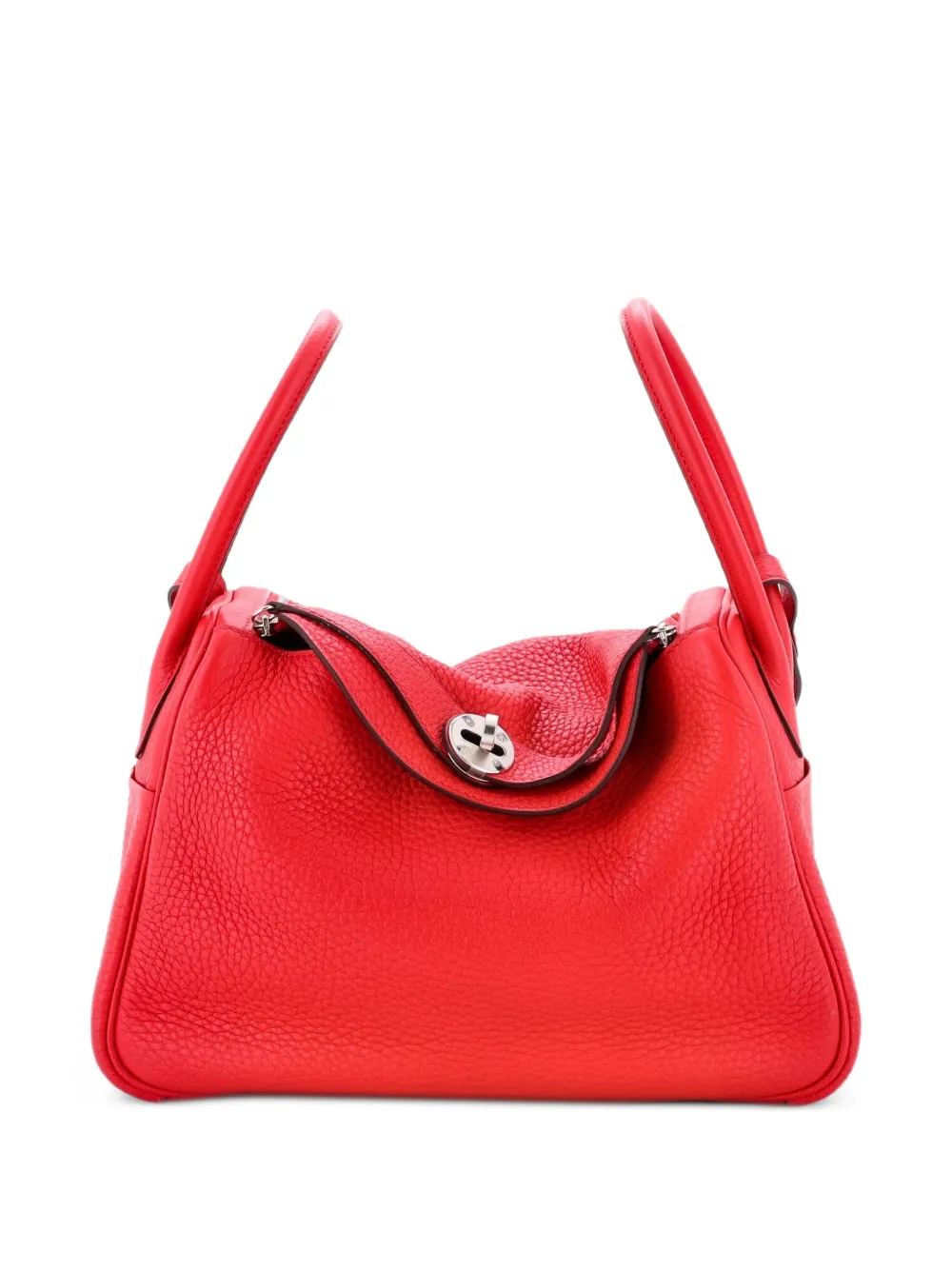 Hermès Pre-Owned Lindy Bag Clemence 26 shoulder bag - Rot