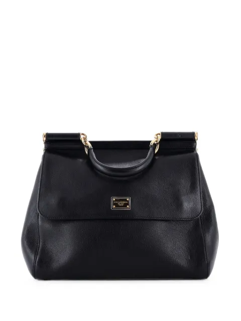 Dolce & Gabbana Pre-Owned Miss Sicily Bag Leather Large satchel