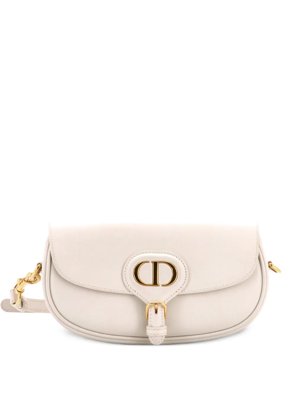 Christian Dior Pre-Owned Bobby Flap Bag Leather East West crossbody bag - Weiß