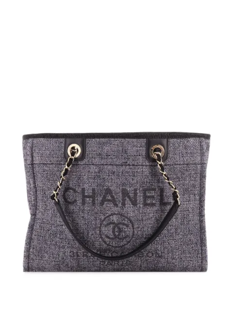 CHANEL Pre-Owned Deauville Raffia Small tote bag