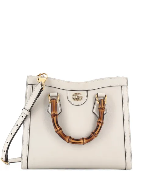 Gucci Pre-Owned Diana NM Bamboo Handle Leather Small tote bag