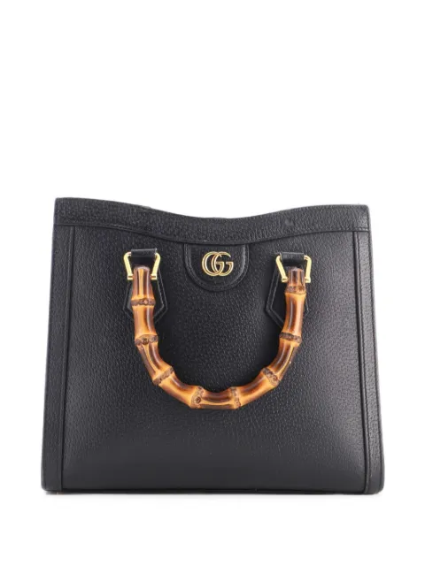 Gucci Pre-Owned Diana NM Bamboo Handle Leather Small tote bag
