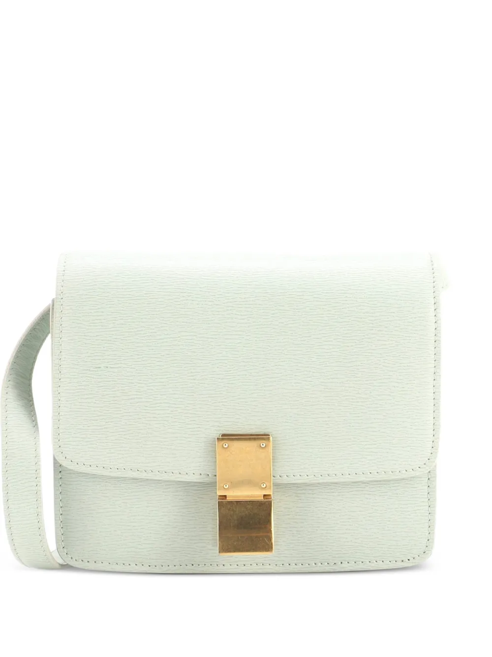 Celine Pre-Owned Classic Box Bag Grainy Leather Small crossbody bag - Grün