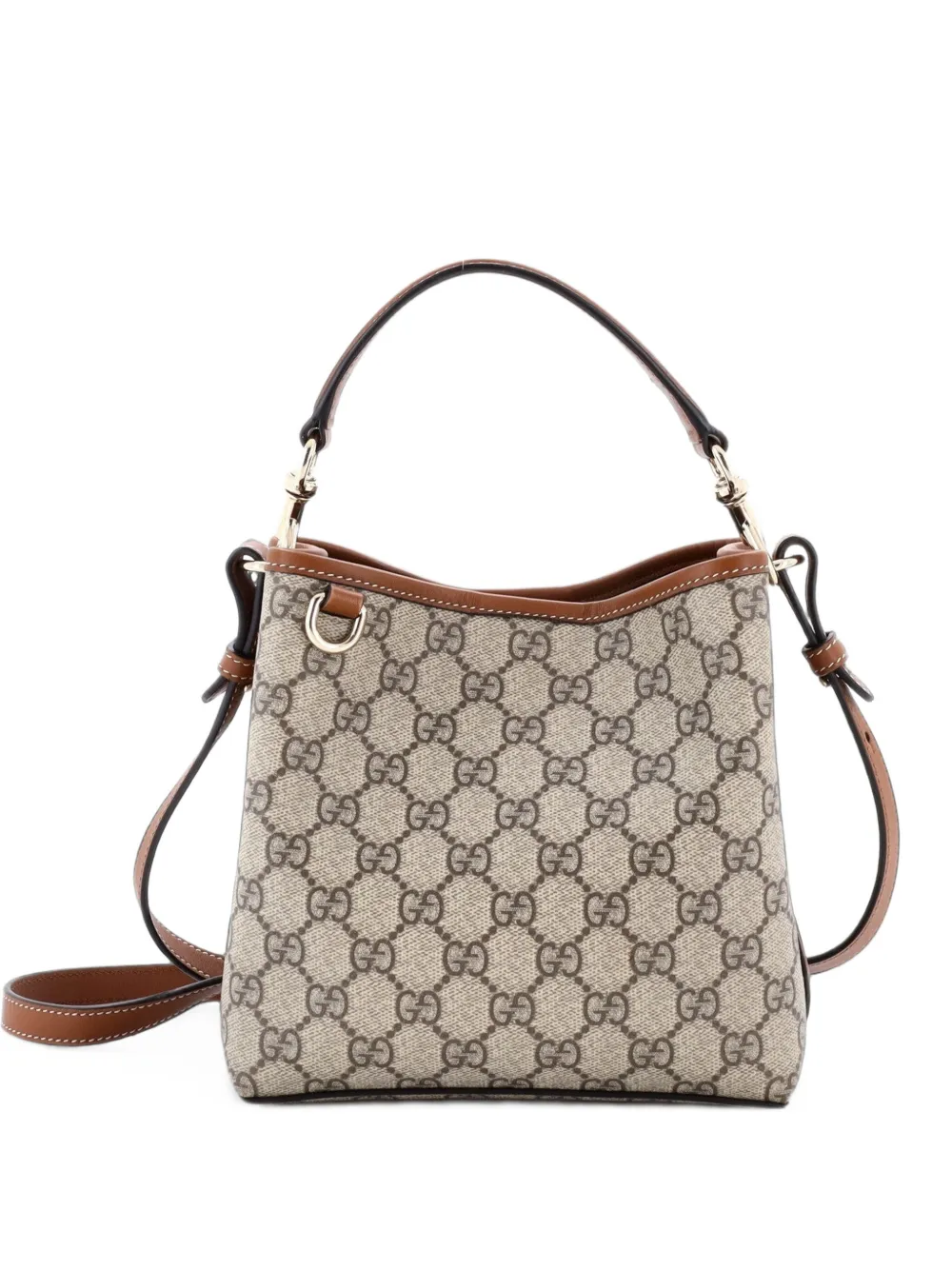 Gucci Pre-Owned petit sac seau à motif GG - Marron Gucci Pre-Owned petit sac seau à motif GG - Marron