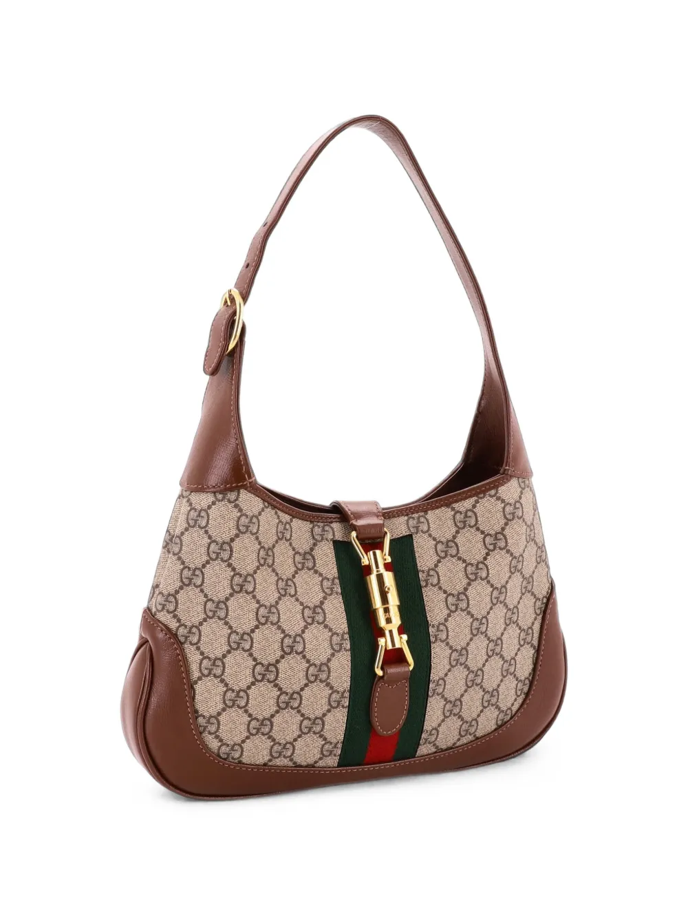 Gucci Pre-Owned Jackie 1961 GG Coated Canvas Small hobo bag - Brown