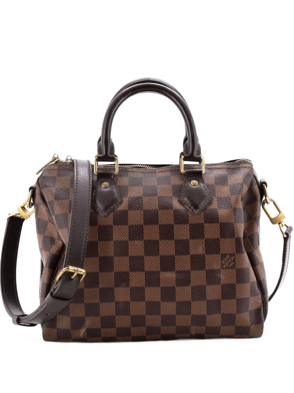 Louis Vuitton Pre-Owned Speedy Bandouliere Bag Damier 25 satchel - Braun