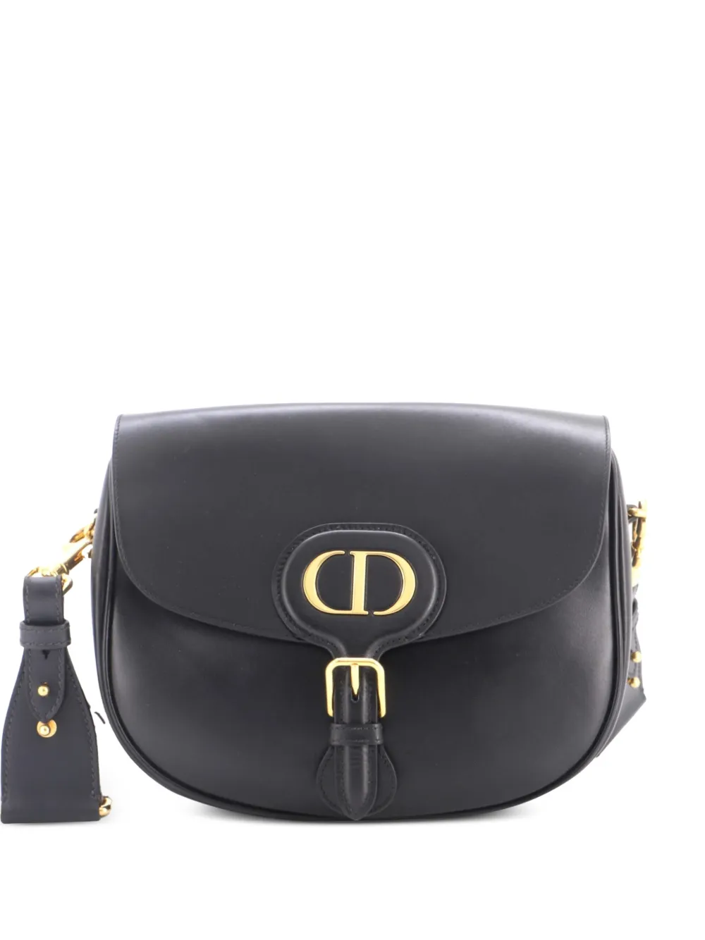 Christian Dior Pre-Owned Bobby Flap Bag Leather Large crossbody bag - Schwarz
