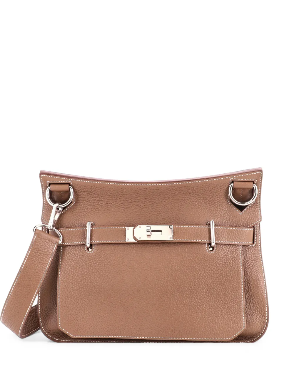 Hermès Pre-Owned Jypsiere Bag Clemence 31 crossbody bag - Grigio