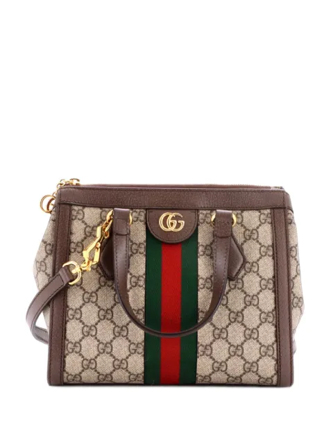 Gucci Pre-Owned Ophidia Top Handle GG Coated Canvas Small tote bag