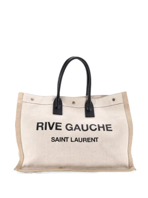 Saint Laurent Pre-Owned Rive Gauche Shopper Canvas Large tote bag