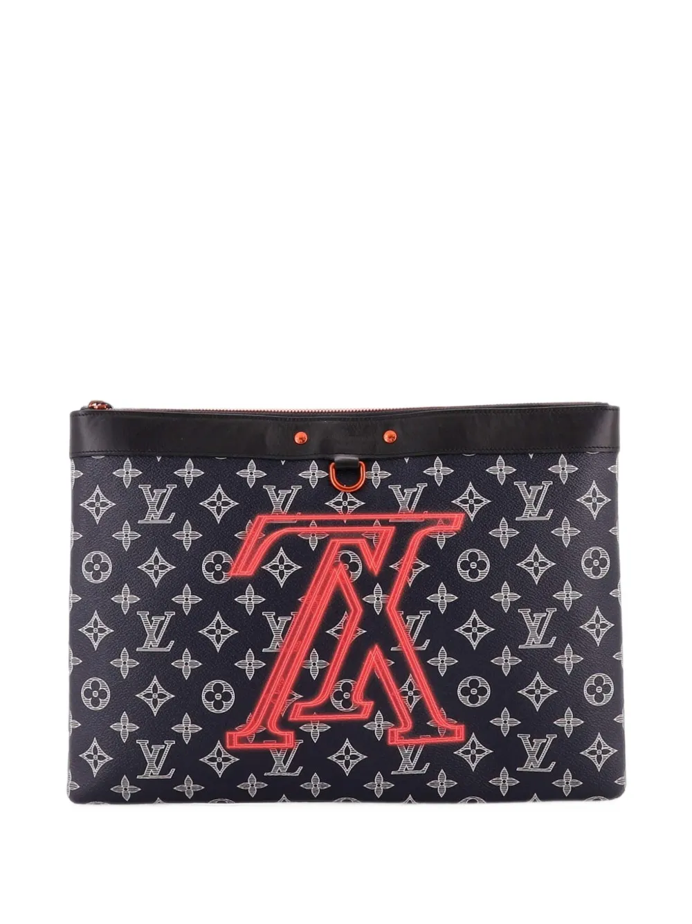 Louis Vuitton Pre-Owned Pochette Apollo Limited Edition Upside Down Monogram Ink GM clutch bag - Multicolore