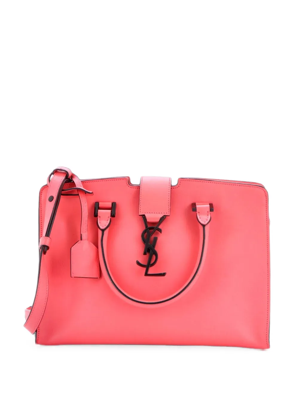 Saint Laurent Pre-Owned Monogram Cabas Leather Baby satchel - Rosa