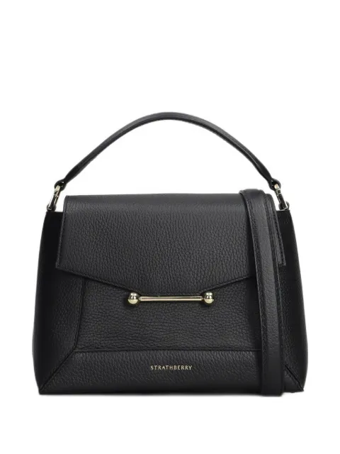 Strathberry Mosaic grained-leather crossbody bag