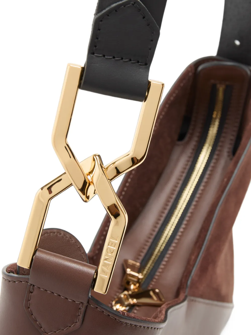 Lancel M Pagode Clepsydre shoulder bag Bruin