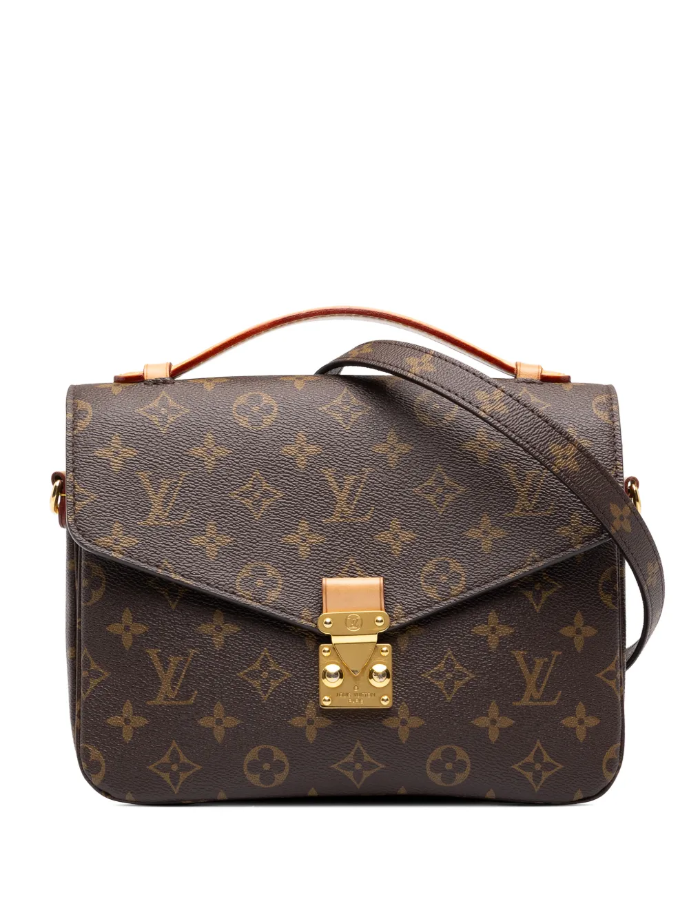 Louis Vuitton Pre-Owned 2021-2026 Monogram Pochette Metis satchel - Marrone