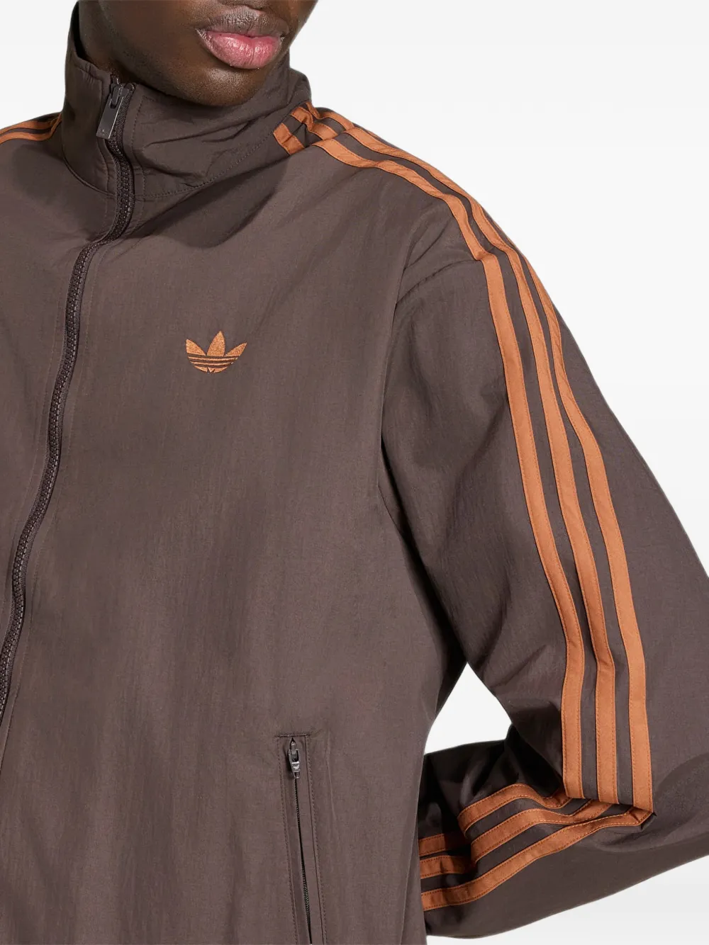 adidas Firebird logo-embroidered side-stripe jacket Bruin