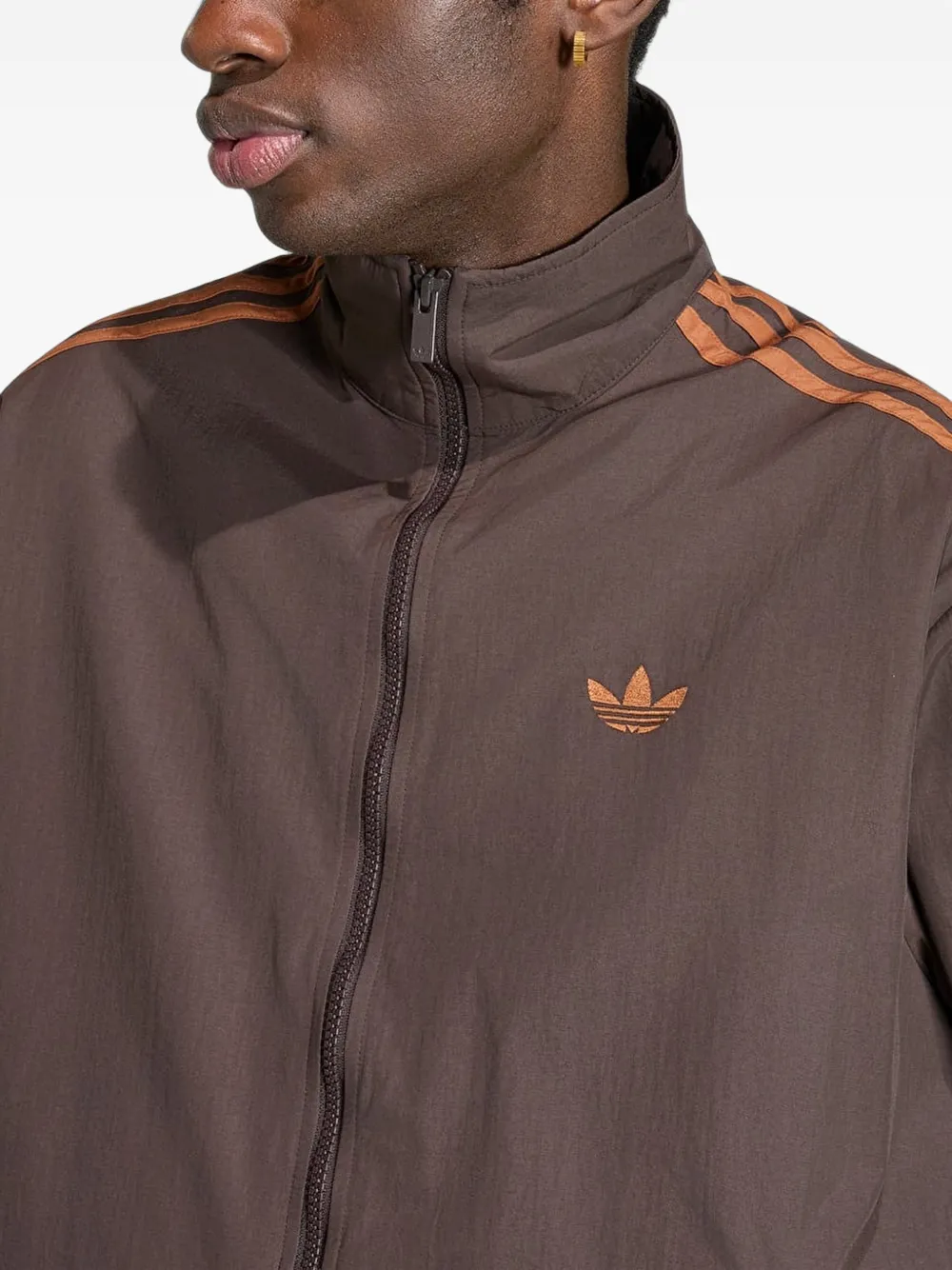 adidas Firebird logo-embroidered side-stripe jacket Bruin