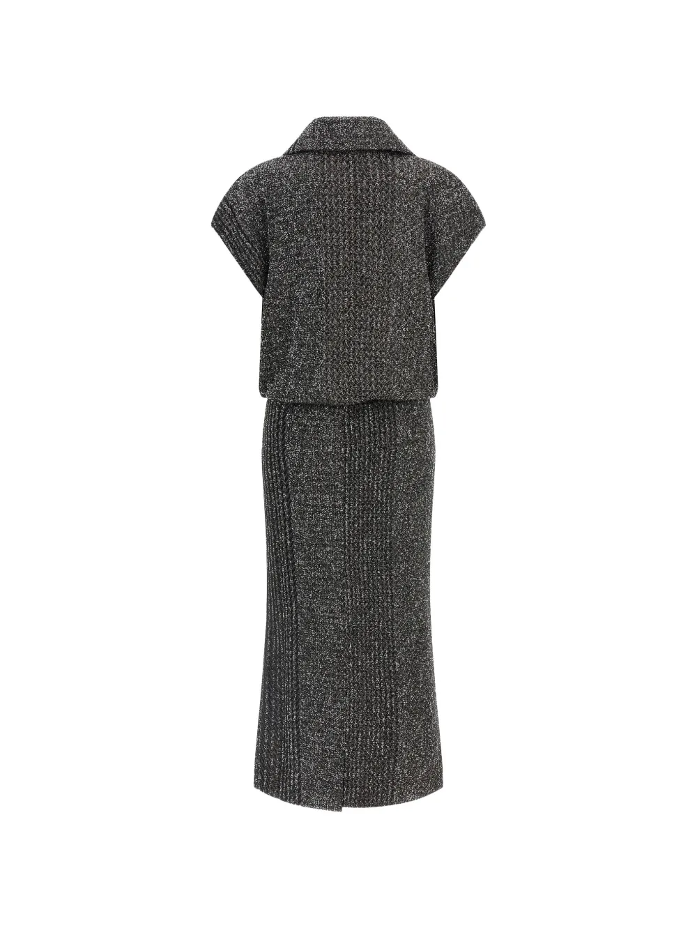 Missoni Midi-jurk met zigzag-patroon Grijs