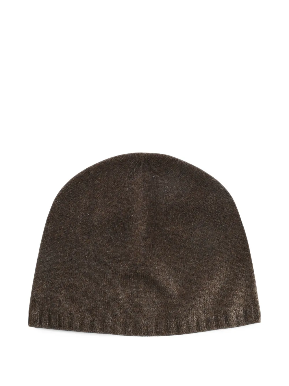 Ziggy Chen Slouchy ribbed-trim beanie hat - Marron Ziggy Chen Slouchy ribbed-trim beanie hat - Marron