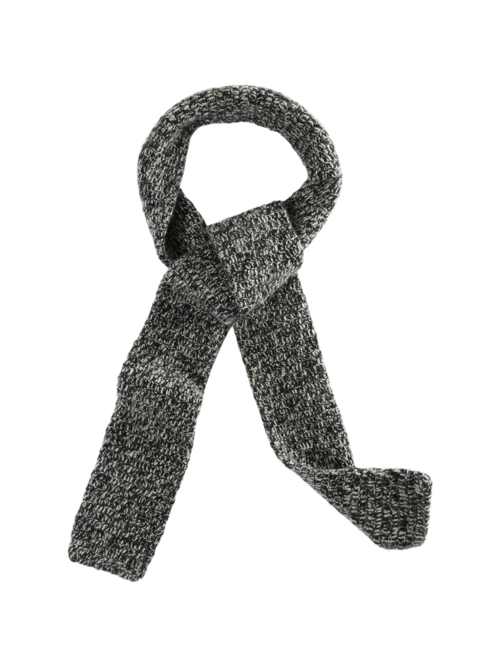 Ziggy Chen chunky-knit scarf - Grigio