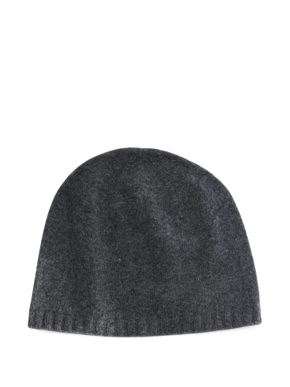 Ziggy Chen Slouchy ribbed-trim beanie hat - Gris Ziggy Chen Slouchy ribbed-trim beanie hat - Gris