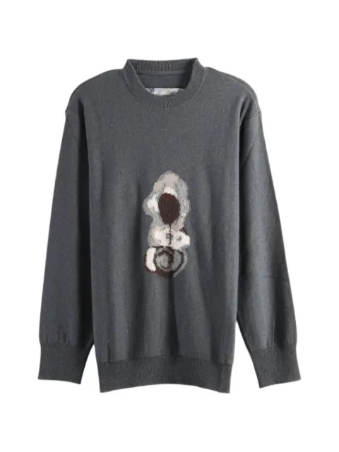Ziggy Chen patch-detail sweater