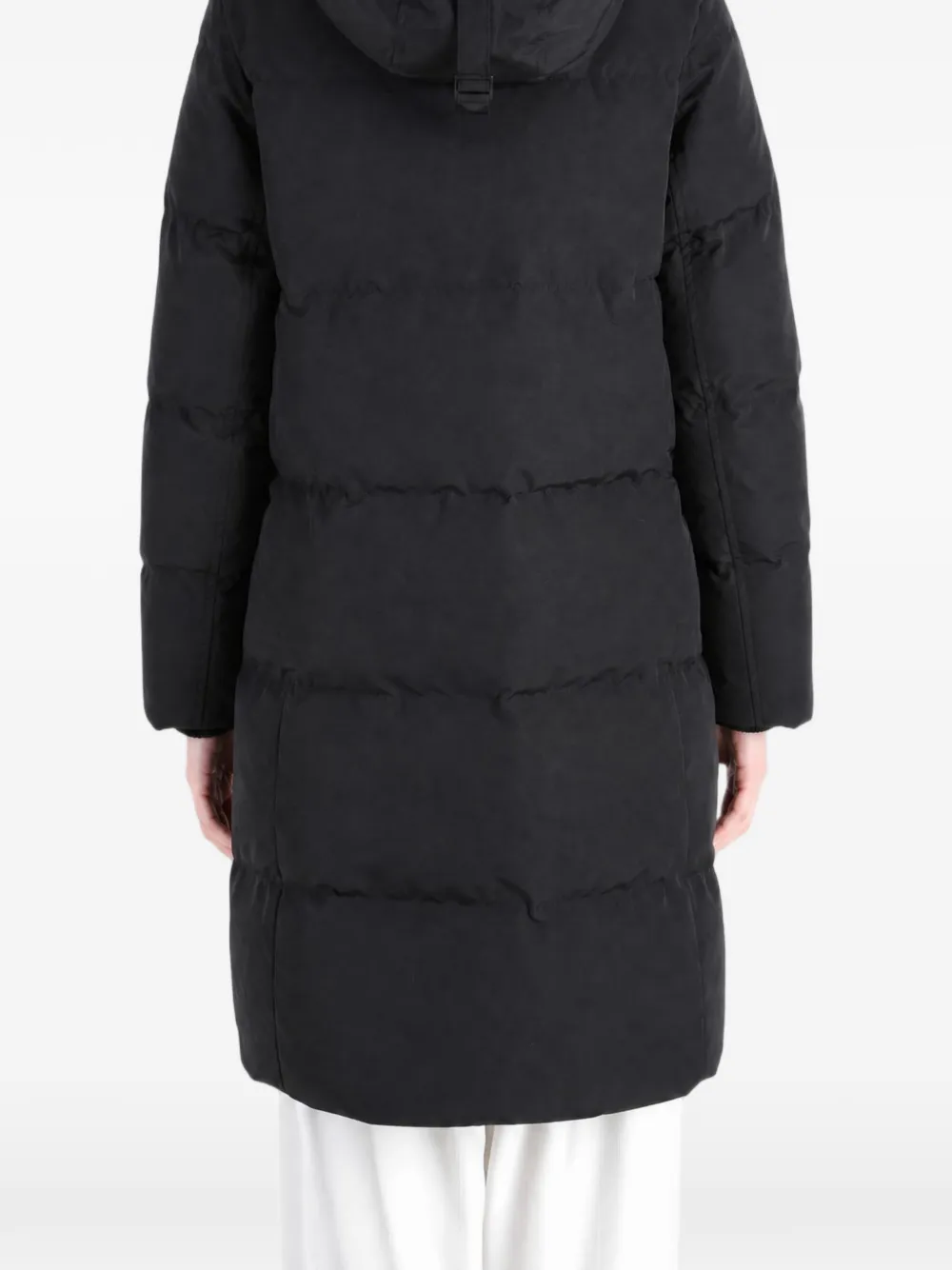 Canada Goose Louise quilted hooded coat Zwart