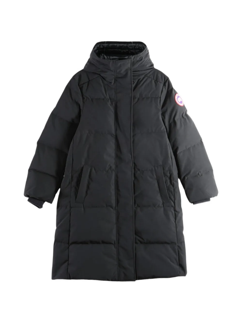 Canada Goose Louise quilted hooded coat Zwart