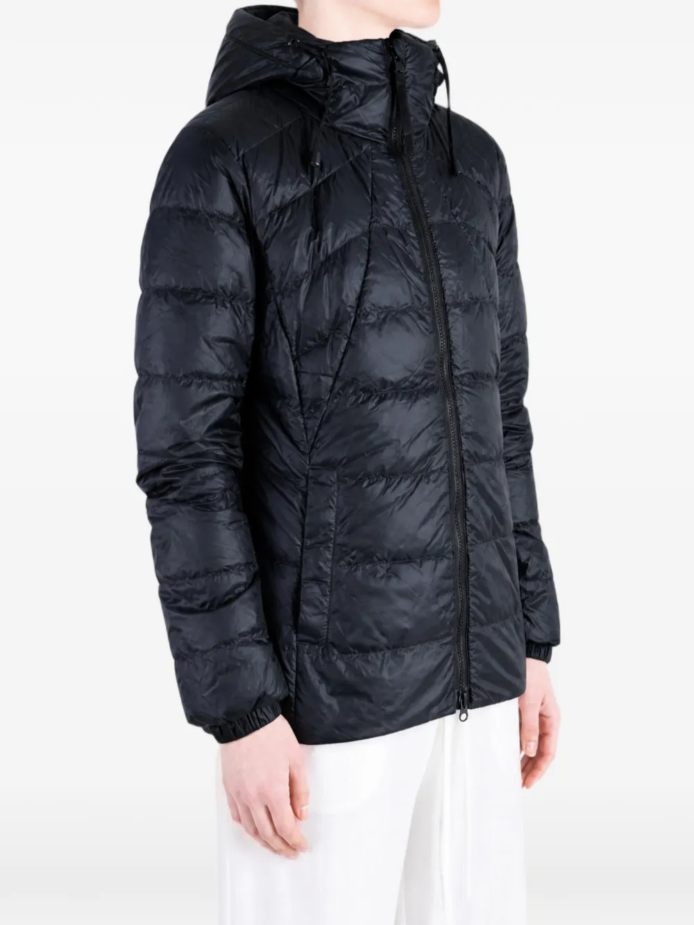 Canada Goose Abbott quilted hooded jacket Zwart