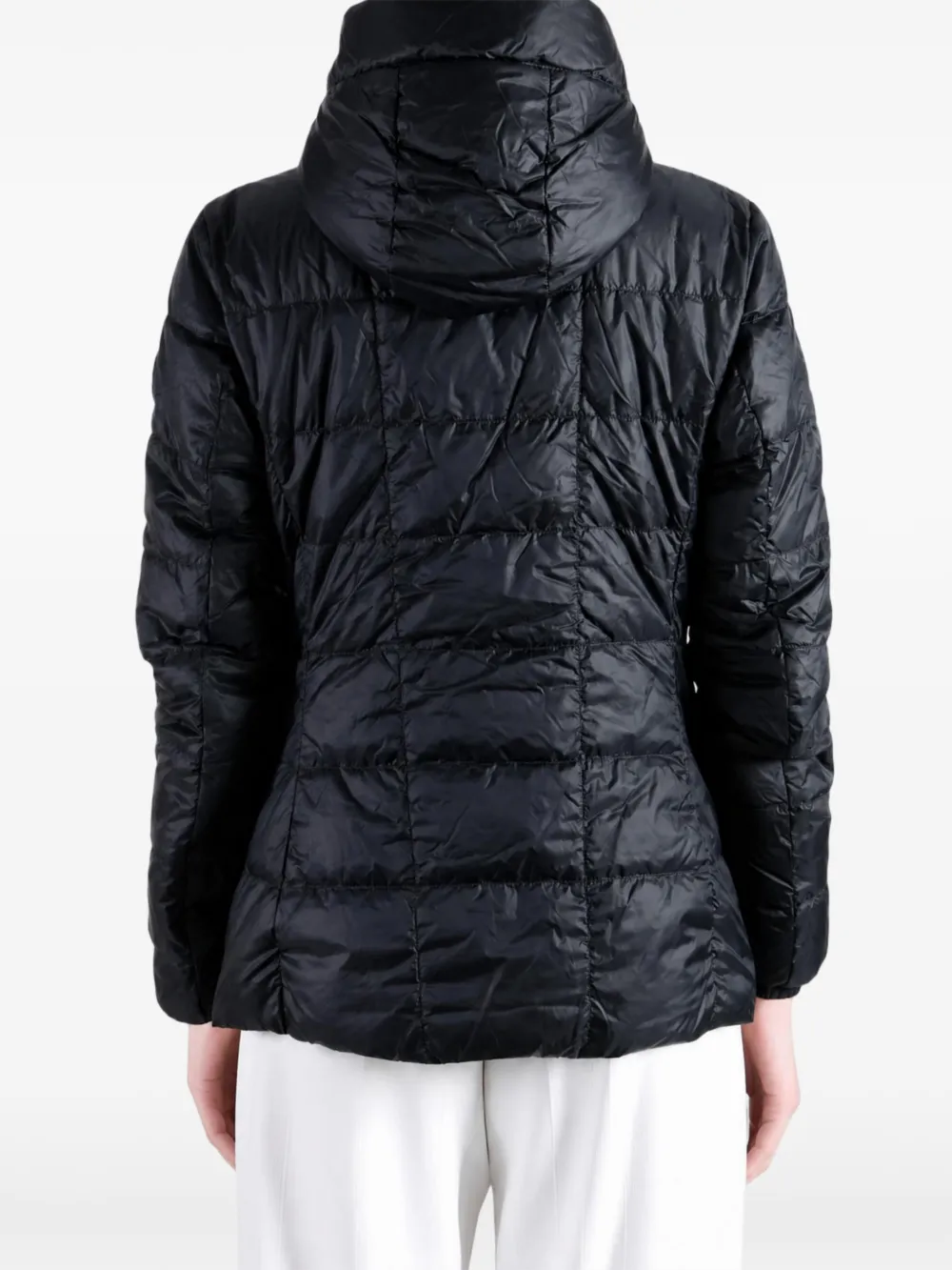 Canada Goose Abbott quilted hooded jacket Zwart