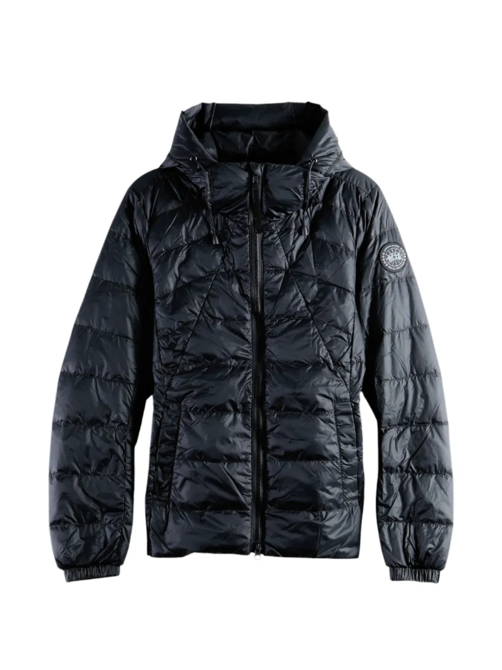 Canada Goose Abbott quilted hooded jacket Zwart