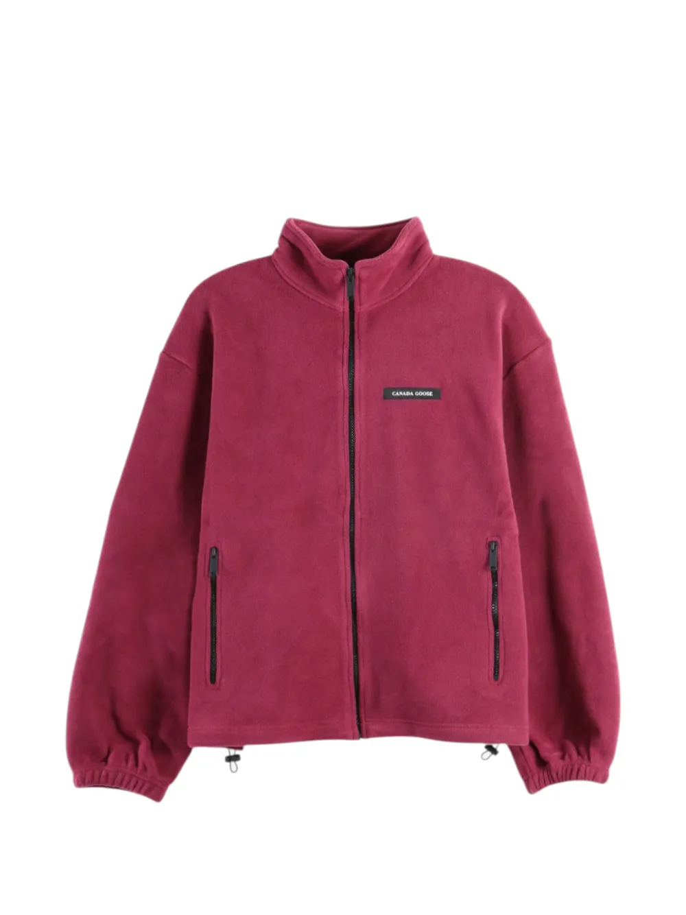 Canada Goose fleece zip-up jacket Rood