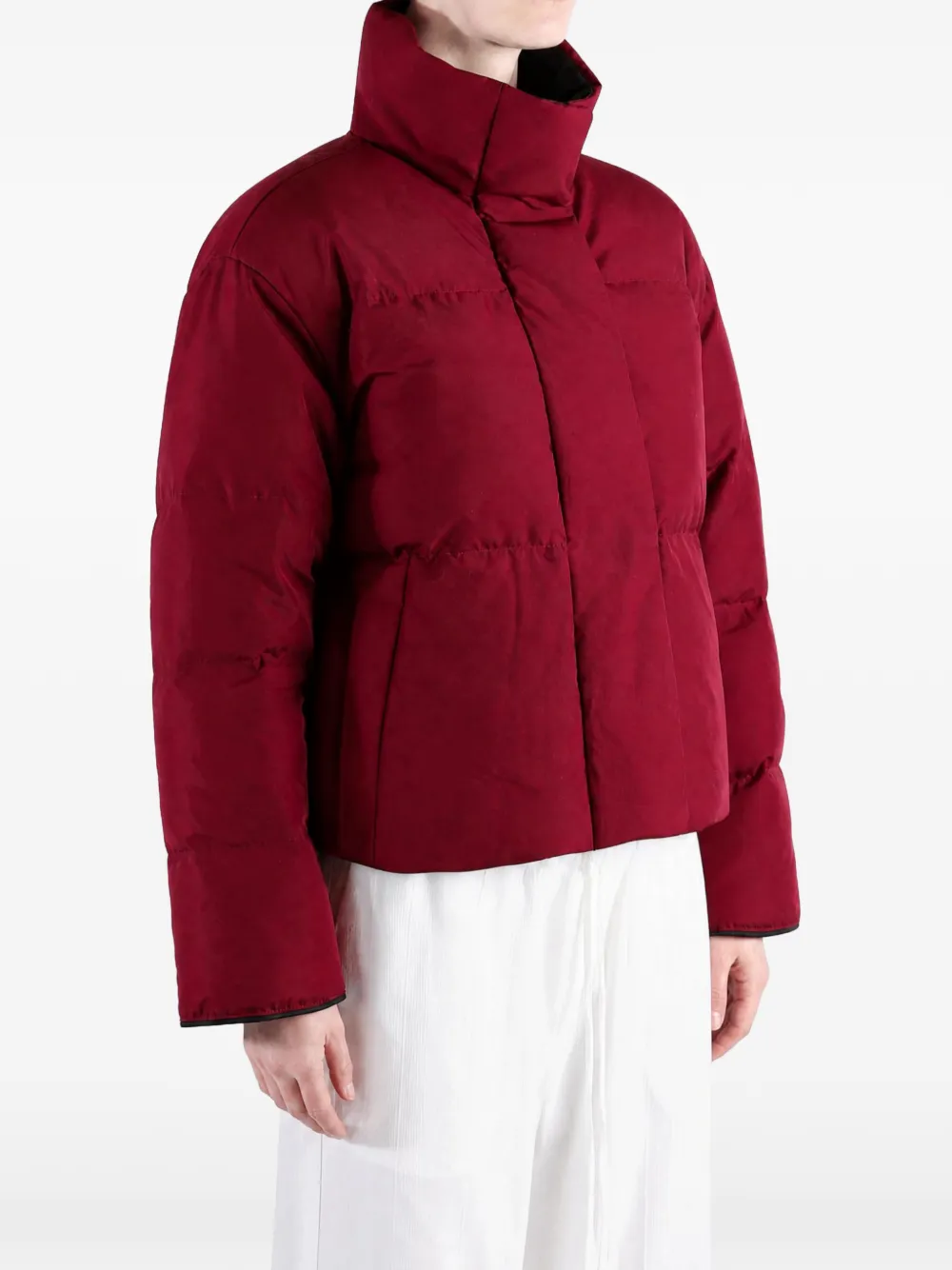 Canada Goose Grandview quilted high-neck jacket Rood