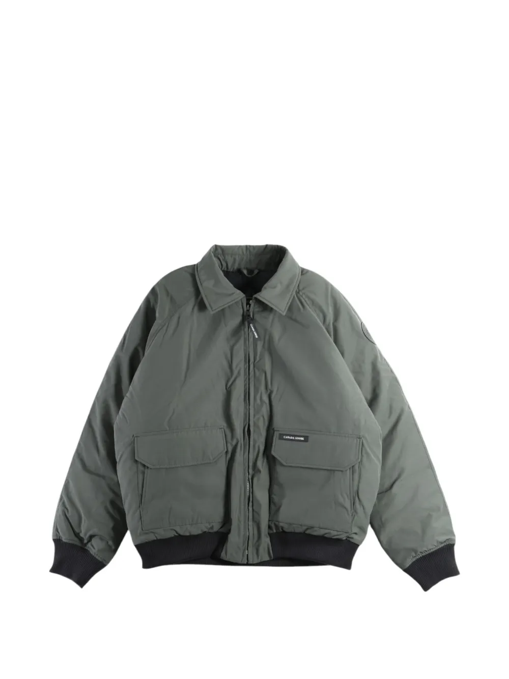 Canada Goose Mimico logo-patch bomber jacket | Green | Image 1