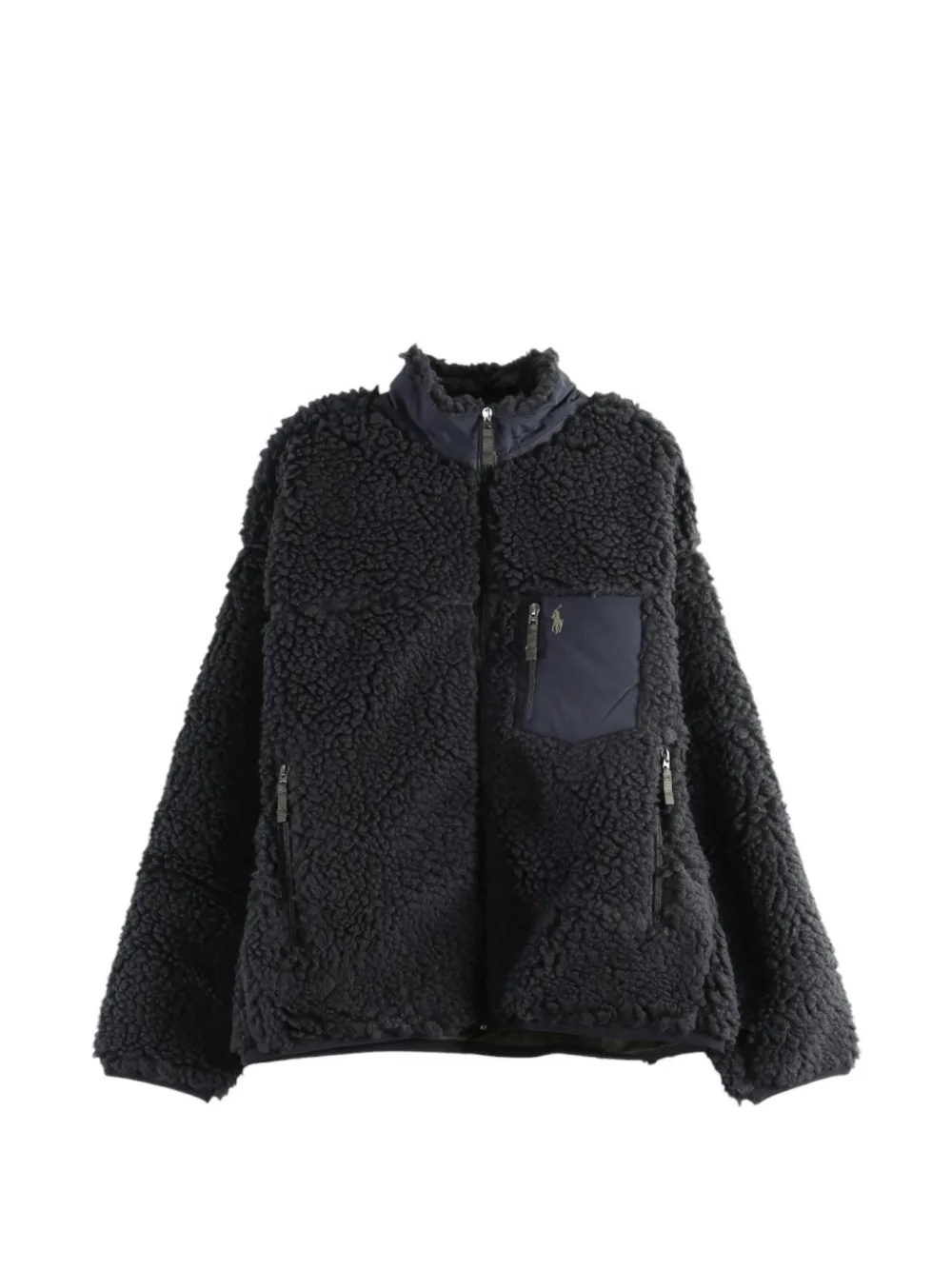 Polo Ralph Lauren fleece zip-up jacket - Schwarz
