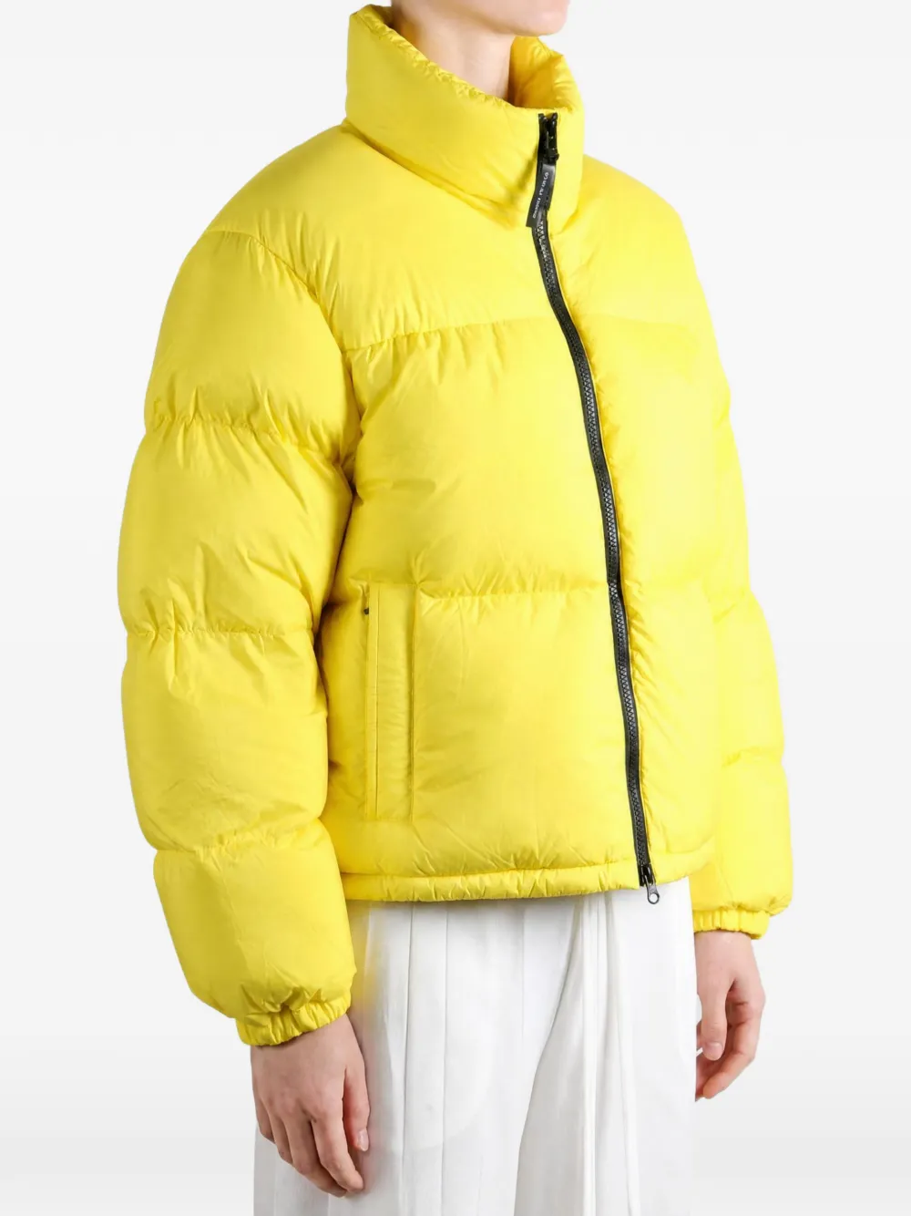 Canada Goose Fallon quilted puffer jacket Geel