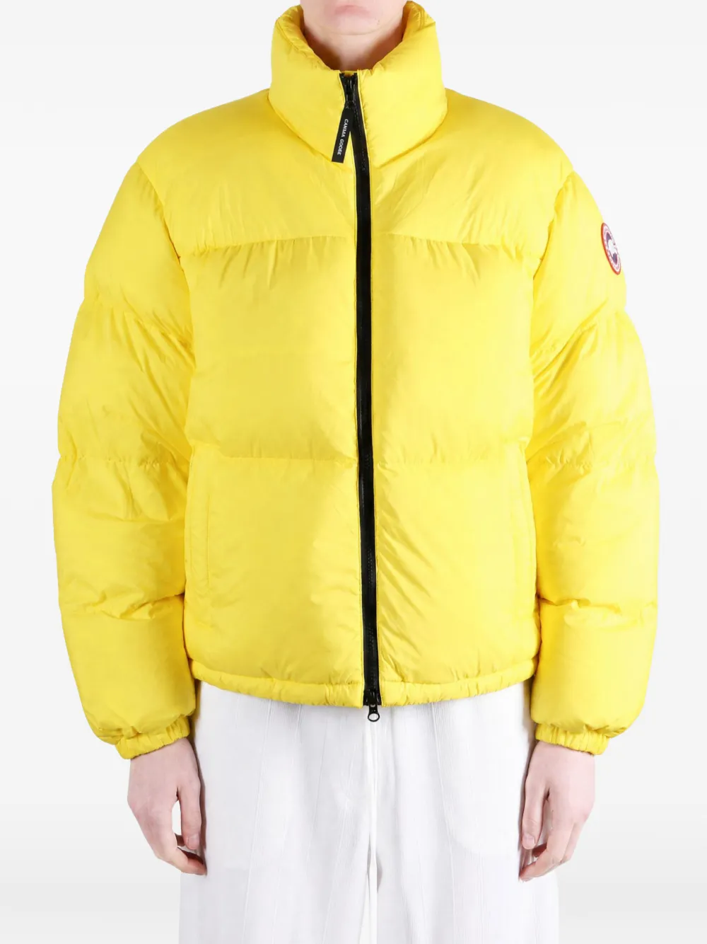 Canada Goose Fallon quilted puffer jacket Geel