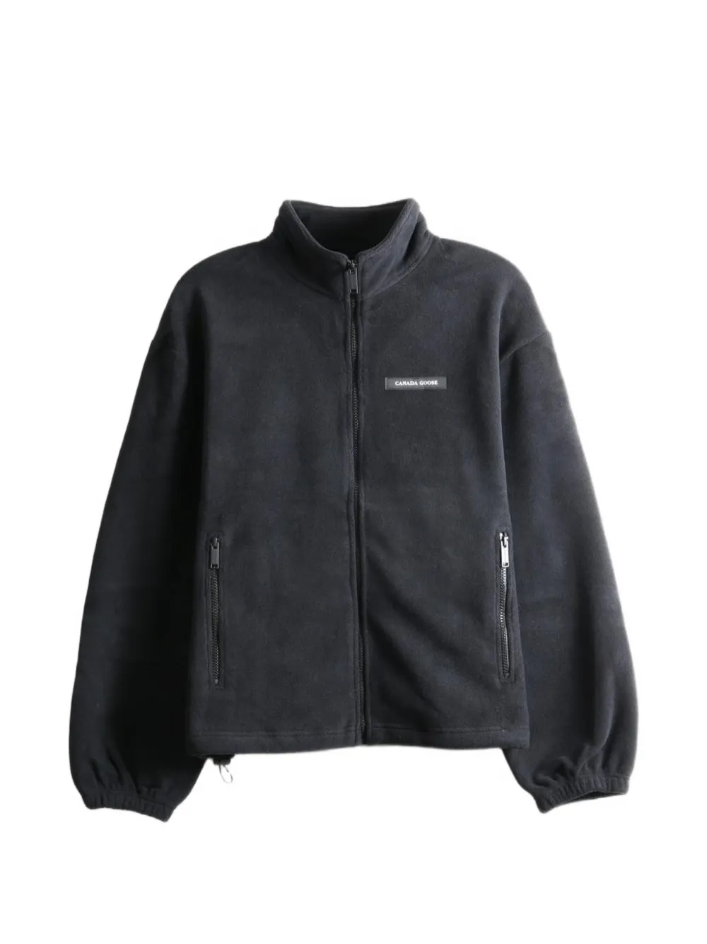 Canada Goose Tayen fleece-texture zip-up jacket Zwart