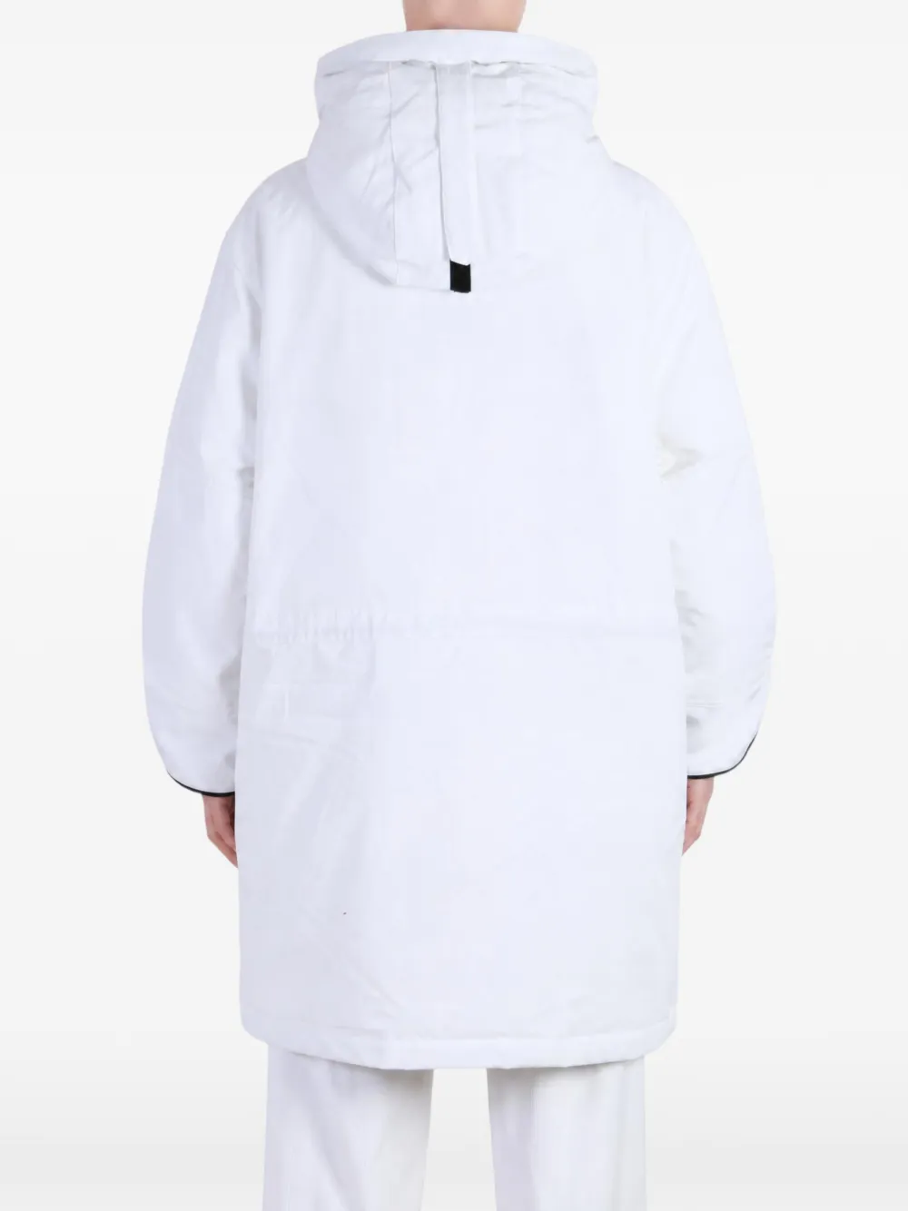 Canada Goose Erie hooded multi-pocket coat Wit
